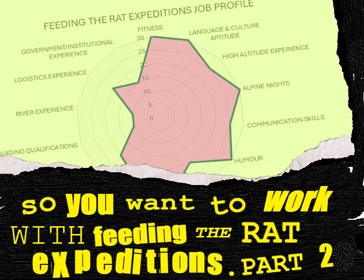 SO YOU WANT TO WORK WITH FEEDING THE RAT EXPEDITIONS. PART 2