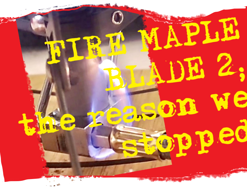 WHY WE STOPPED USING THE FIRE MAPLE BLADE 2 STOVE
