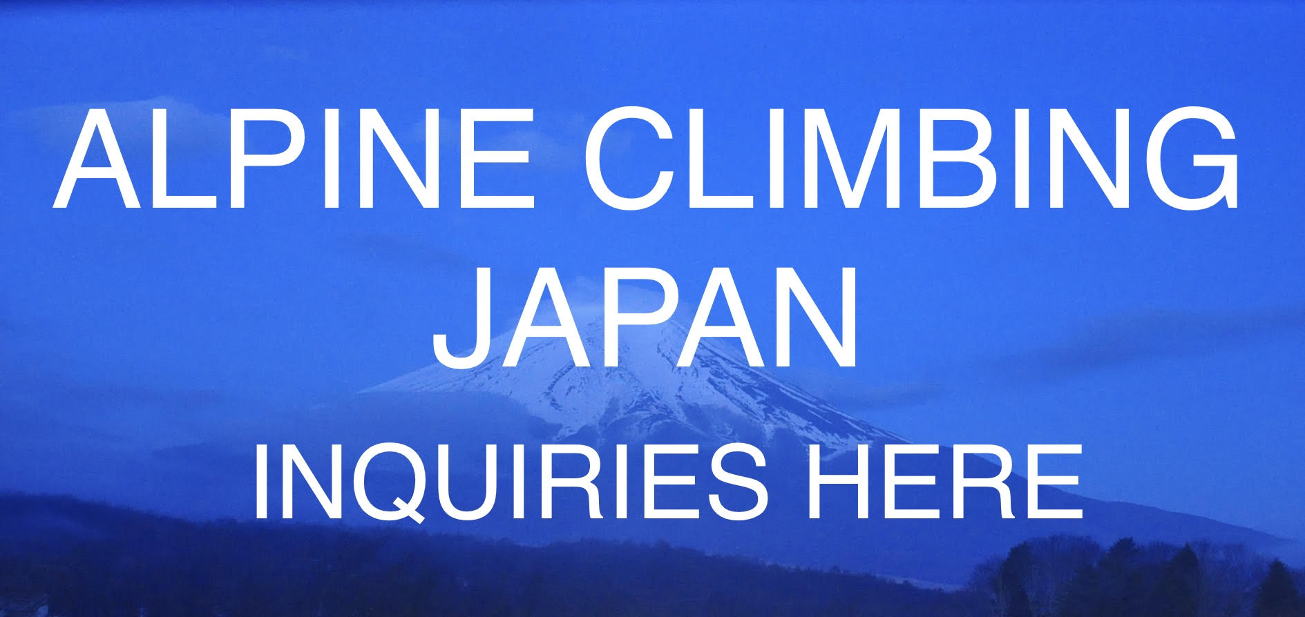 ALPINE CLIMBING JAPAN INQUIRIES