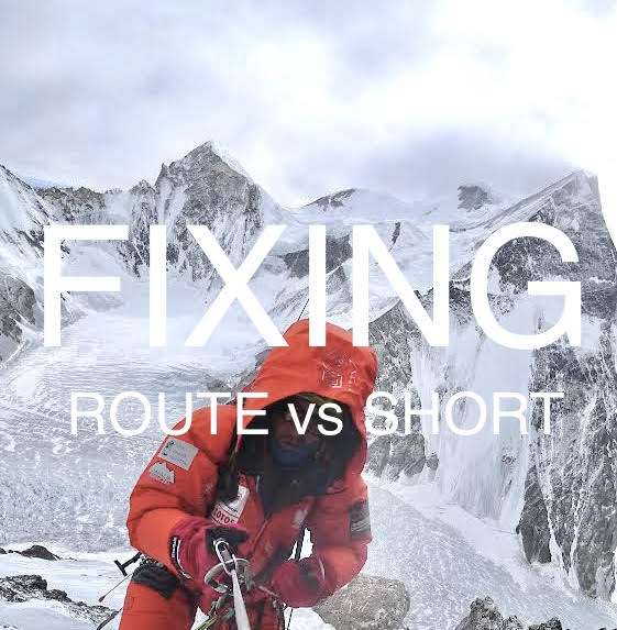 FIXED ROPES SHORT FIXING ROUTE HIMALAYAS EVEREST K2 8000m MALACHOWSKI DOWN ASCENDING